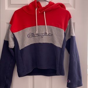 Champion cropped hoodie
